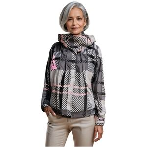 DC Gray Pink Snowboarding Ski Jacket Women's Winter Jacket Hooded Puffer Jacket